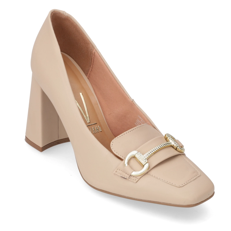 ZAPATO TACO ANCHO VIZZANO BEIGE - 2