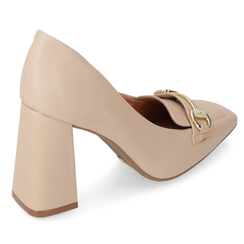 ZAPATO TACO ANCHO VIZZANO BEIGE - 4