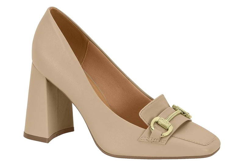 ZAPATO TACO ANCHO VIZZANO BEIGE - 6