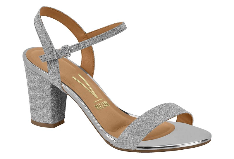 SANDALIA FIESTA TACO ANCHO PLATEADO VIZZANO MUJER - 7