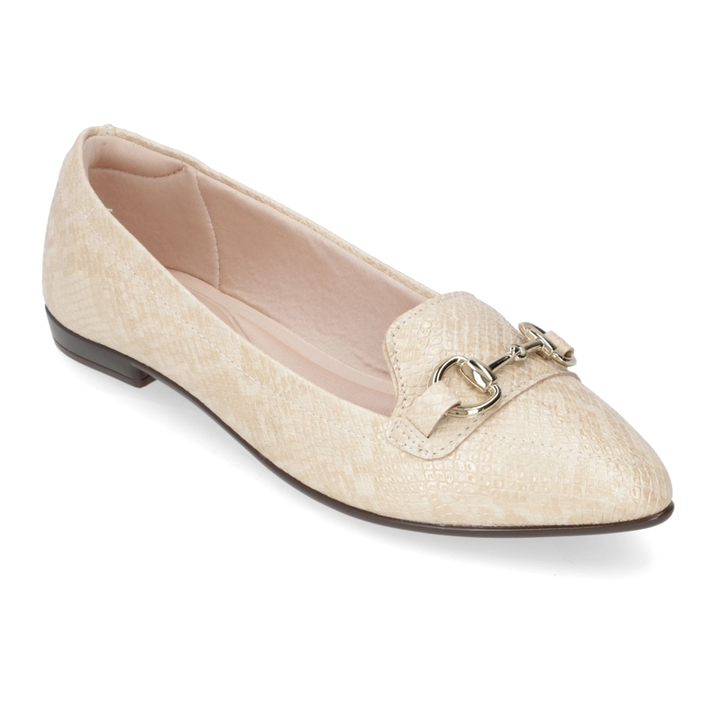 BALLERINA VIZZANO CROCO CREMA - 2