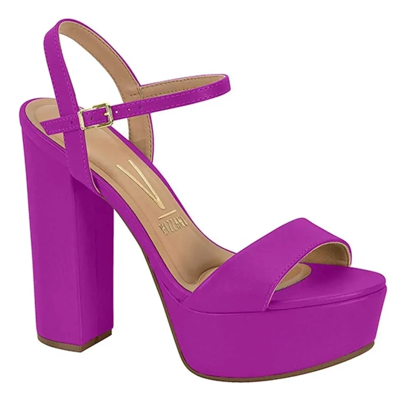 SANDALIA MAXI PLATAFORMA VIZZANO ECO CUERO MORADO - 4