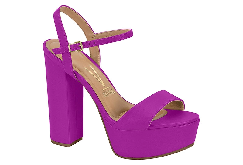 SANDALIA MAXI PLATAFORMA VIZZANO ECO CUERO MORADO - 6