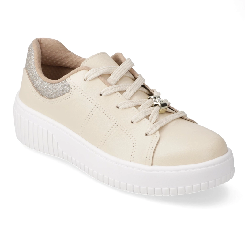 ZAPATILLA CASUAL BEIRA RIO CREMA - 1