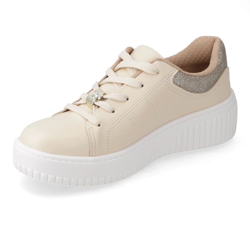 ZAPATILLA CASUAL BEIRA RIO CREMA - 3