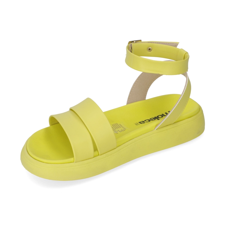SANDALIA PLANA MUJER MOLECA AMARILLO - 3