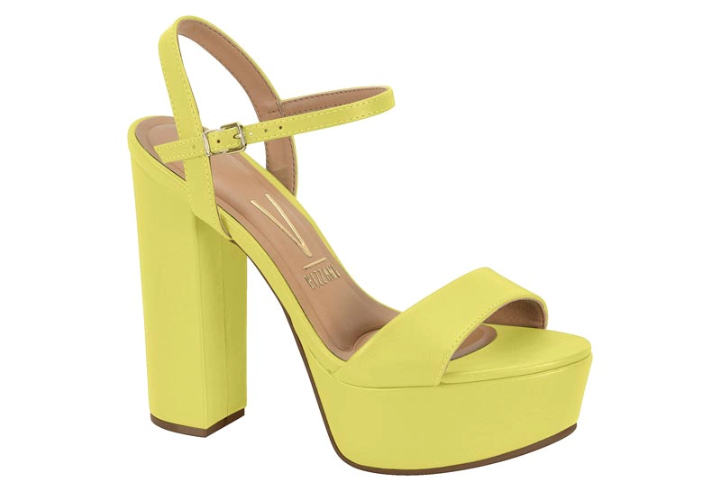 SANDALIA PLATAFORMA VIZZANO ECO CUERO AMARILLO - 7