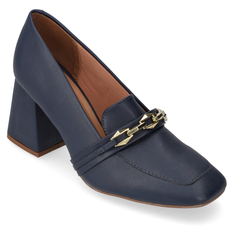 ZAPATO TACO ANCHO VIZZANO AZUL - 1