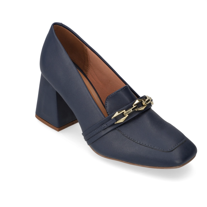 ZAPATO TACO ANCHO VIZZANO AZUL - 2