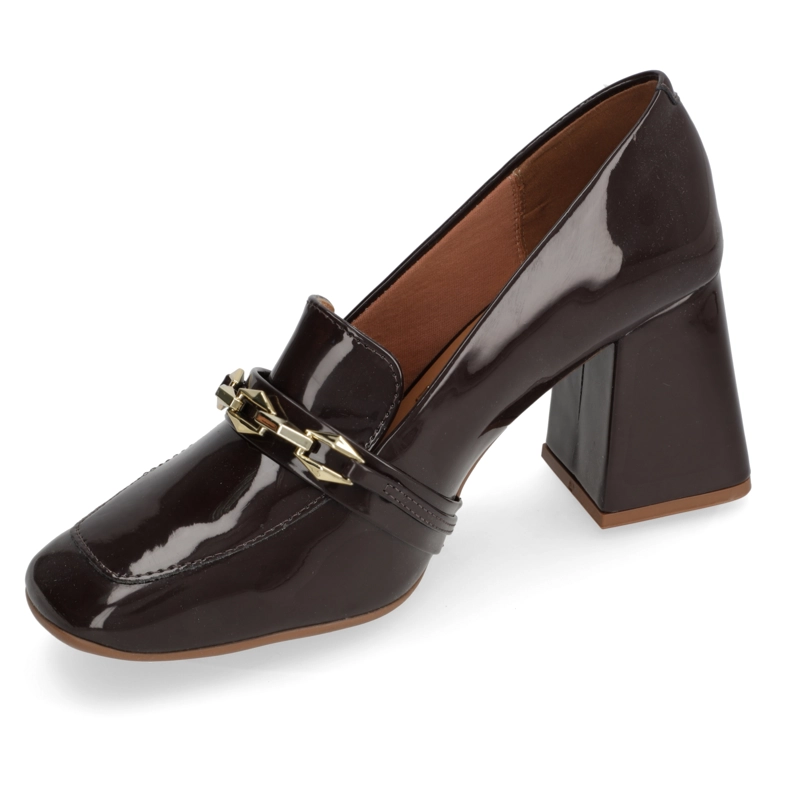 ZAPATO TACO ANCHO VIZZANO CACAO - 3
