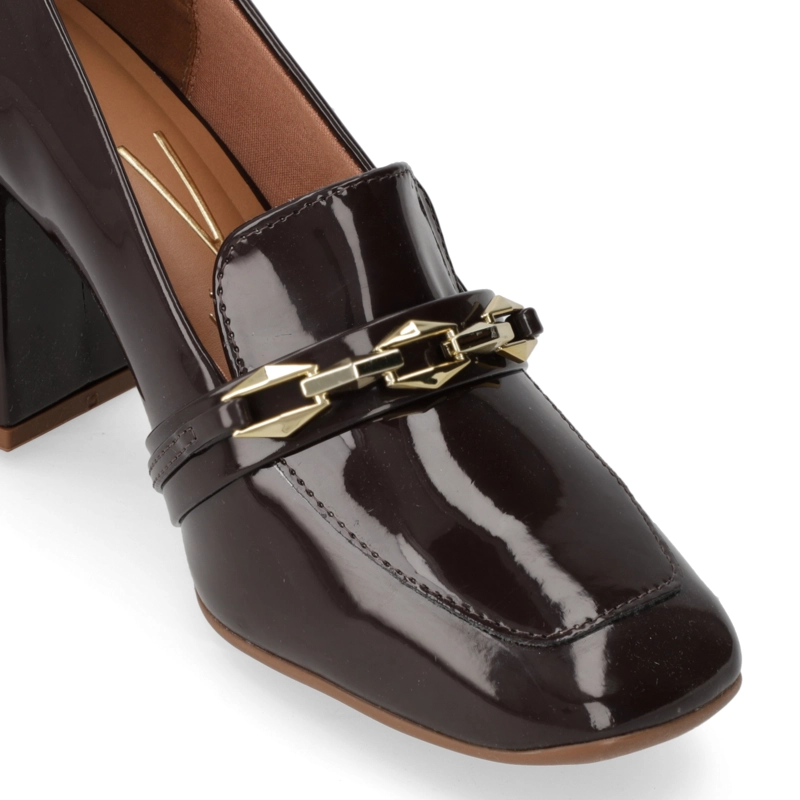 ZAPATO TACO ANCHO VIZZANO CACAO - 5