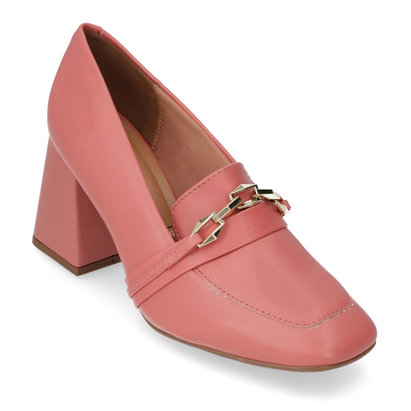 ZAPATO TACO ANCHO VIZZANO CORAL - 2