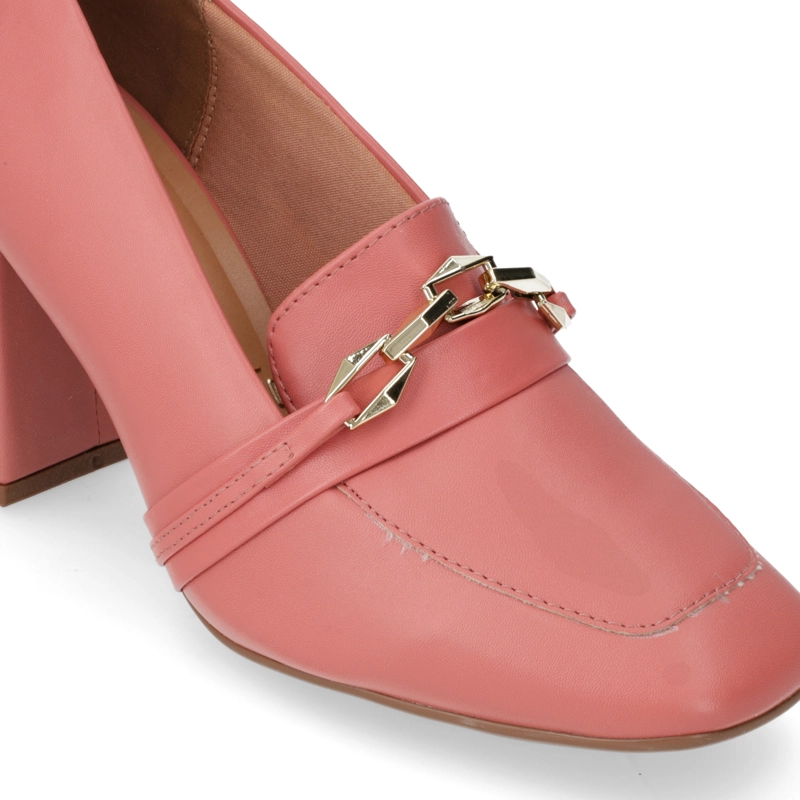 ZAPATO TACO ANCHO VIZZANO CORAL - 5