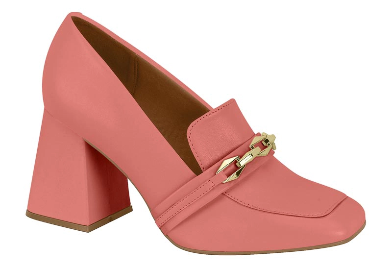 ZAPATO TACO ANCHO VIZZANO CORAL - 7
