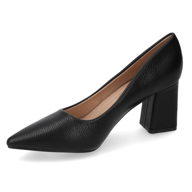 ZAPATO TACO ANCHO NEGRO - 3