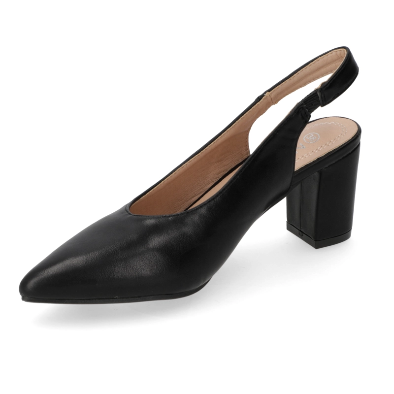 TACO ANCHO SLINGBACK NEGRO - 3