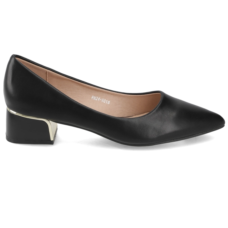 ZAPATO TACO NEGRO NEW WALK - 2