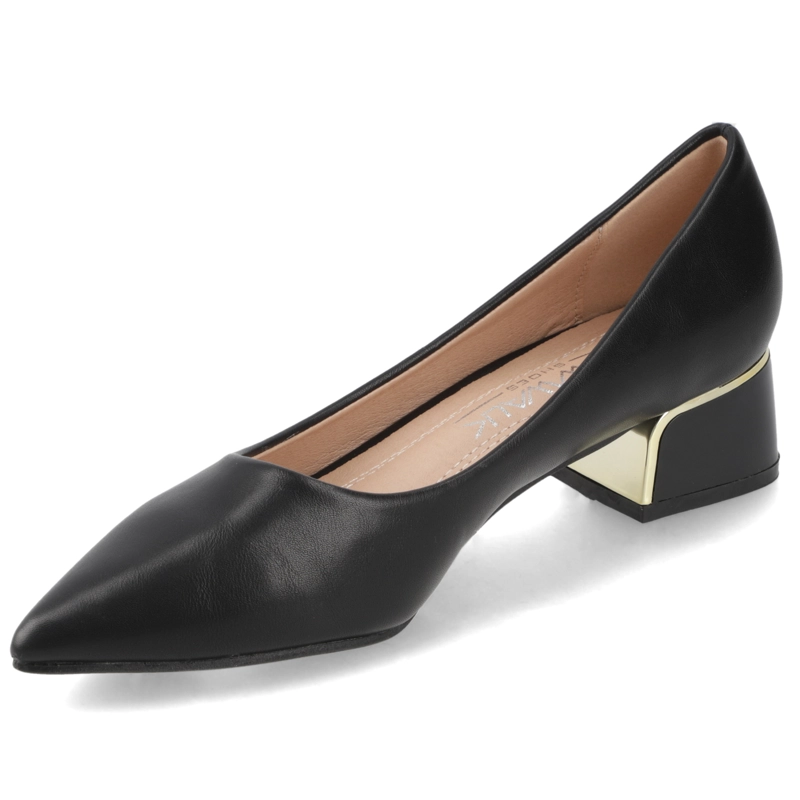 ZAPATO TACO NEGRO NEW WALK - 3