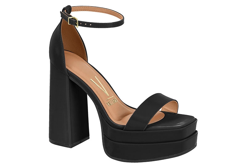 SANDALIA MAXI PLATAFORMA VIZZANO GLOSSY NEGRO - 3