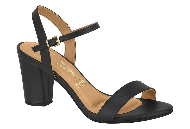 SANDALIA TACO MUJER VIZZANO NEGRO - 3