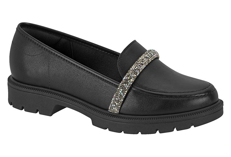 MOCASIN NEGRO BEIRA RIO - 1