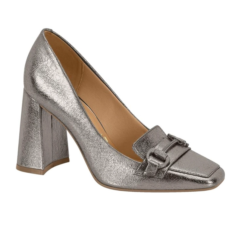 ZAPATO TACO MUJER VIZZANO PLATEADO - 1