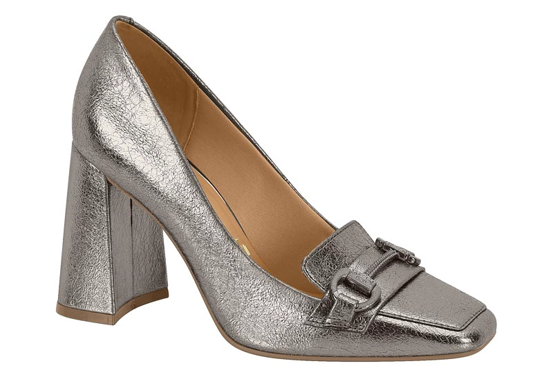 ZAPATO TACO MUJER VIZZANO PLATEADO - 3