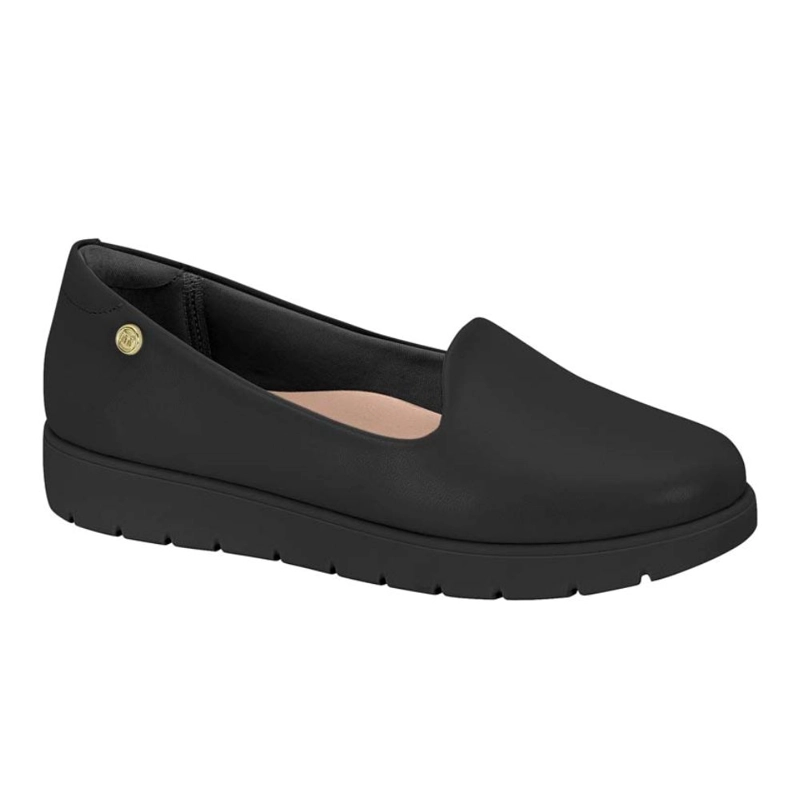 MOCASIN MUJER MOLECA NEGRO - 1