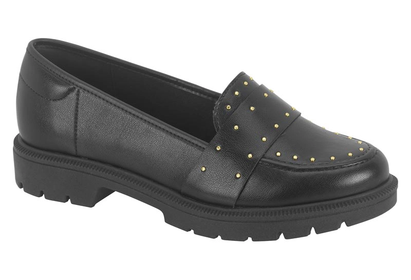 MOCASINES NEGROS CON TACHAS BEIRA RIO - 6