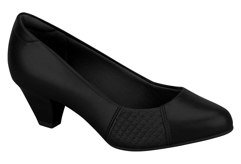TACO ANCHO 3 CM NEGRO MODARE - 3