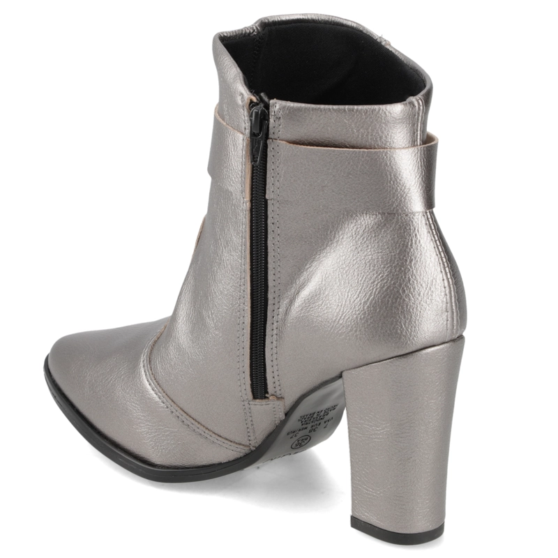 BOTIN BEIRA RIO METALIZADOS PLATEADO - 4