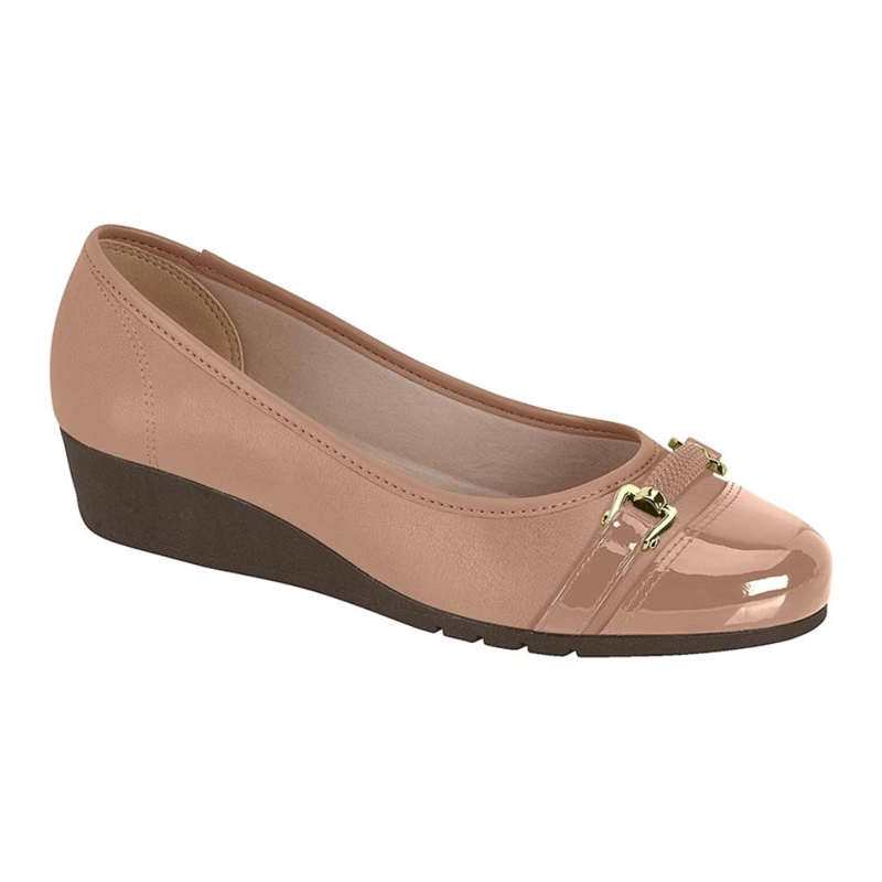 ZAPATO PLANO MUJER MOLECA BEIGE - 1