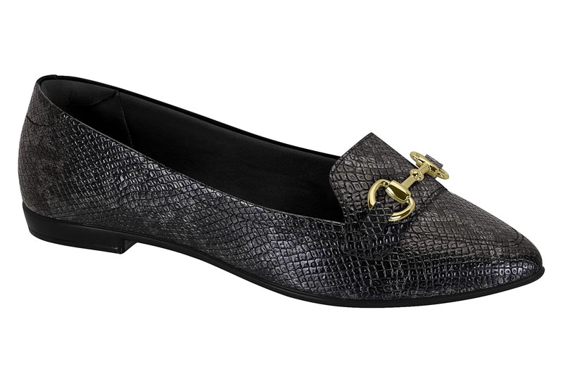 BALLERINA VIZZANO CROCO NEGRO - 3