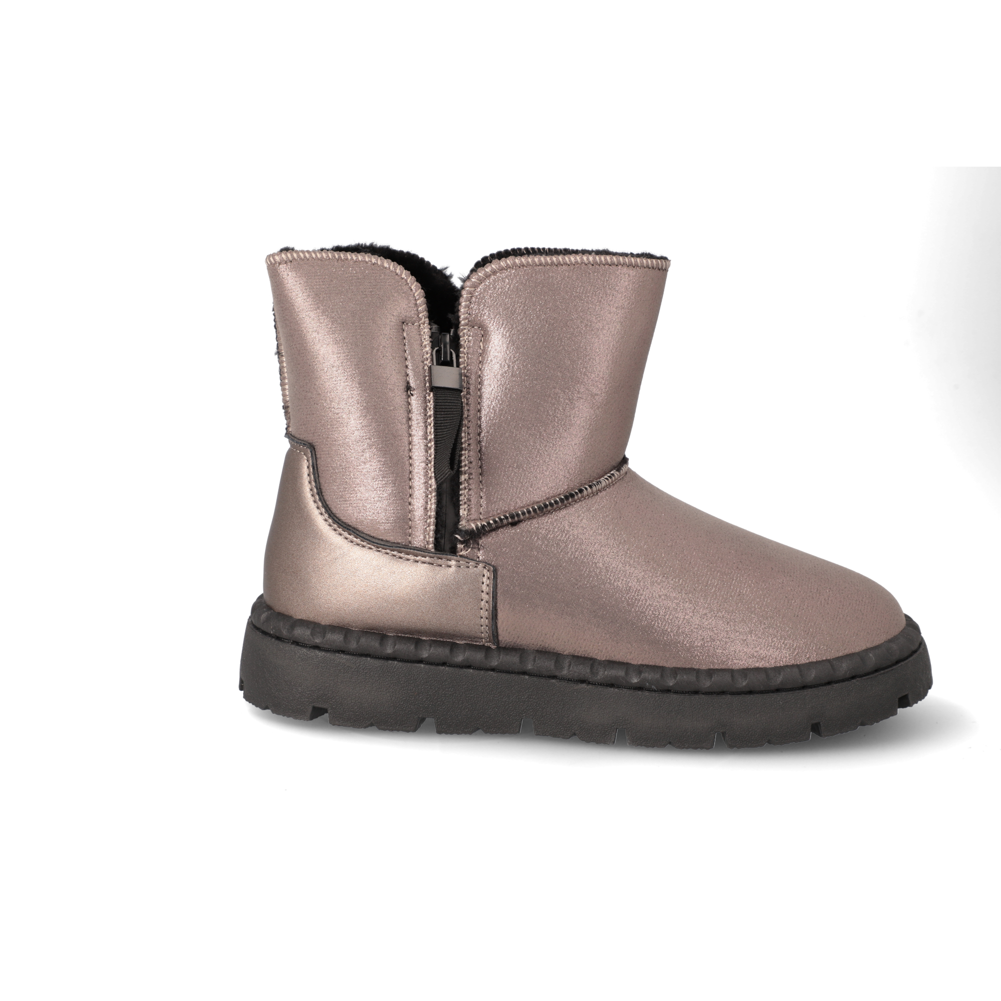 BOTA PLANA MUJER NEW WALK BRONCE - 3