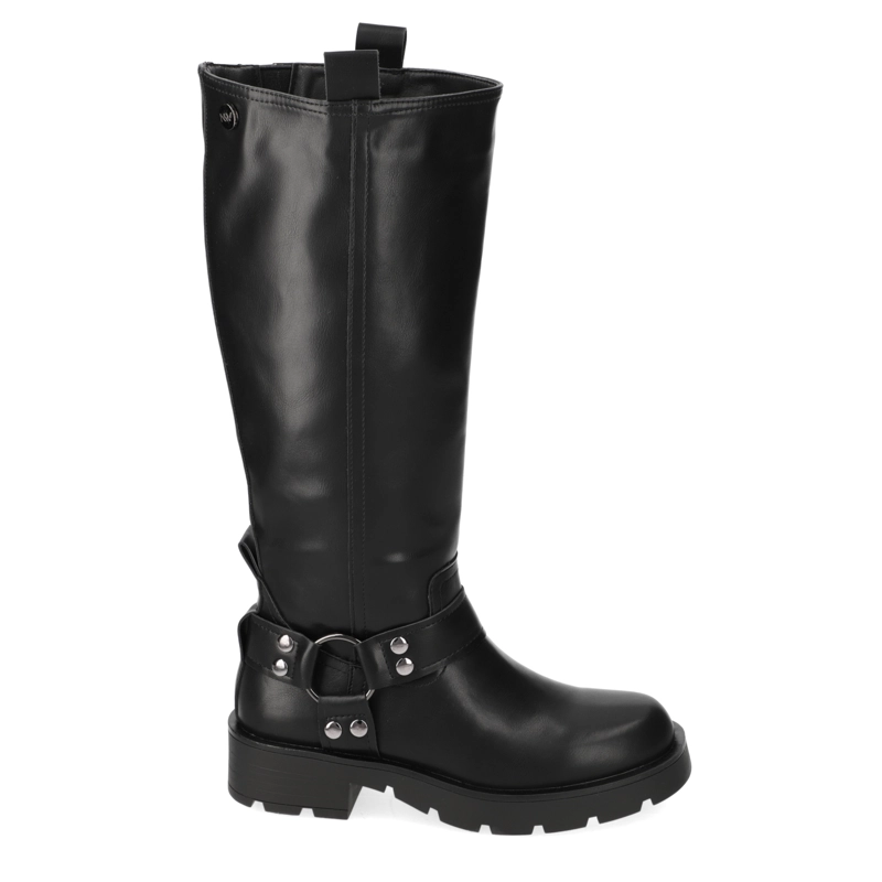 BOTA TACO ANCHO NEGRO NEW WALK - 3