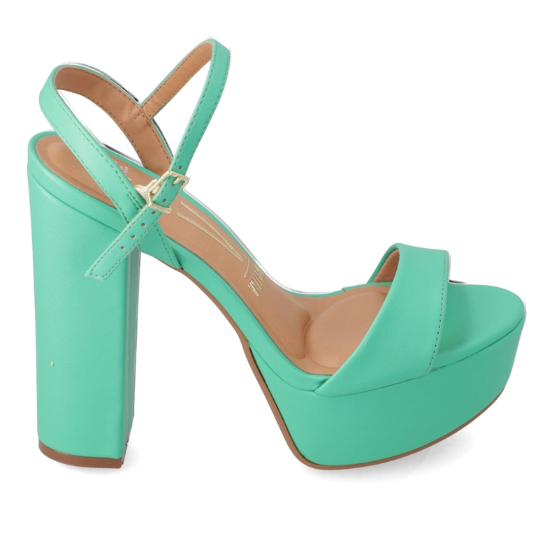 SANDALIA PLATAFORMA VIZZANO ECO CUERO VERDE - 8