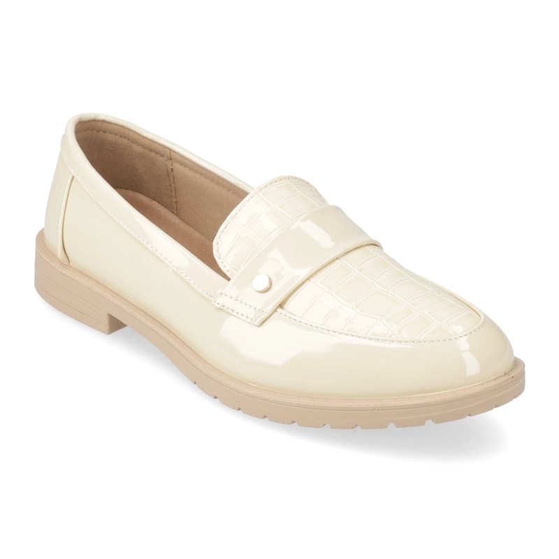 MOCASIN CROCO BLANCO NEW WALK - 1