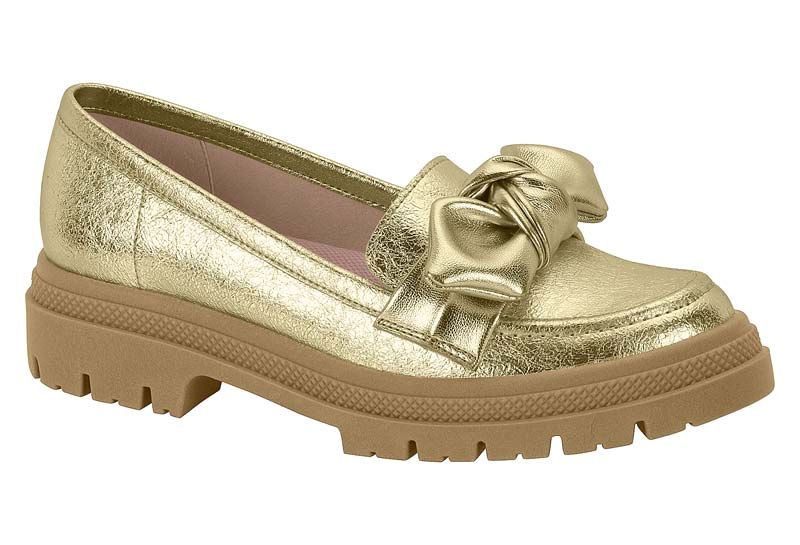 MOCASIN MOLECA METALIZADOS DORADO - 1