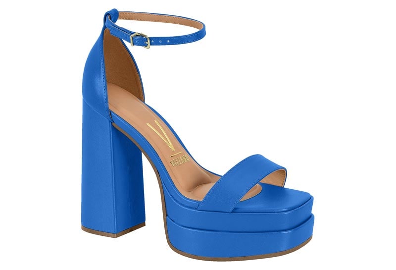 SANDALIA TACO MUJER VIZZANO AZUL - 3