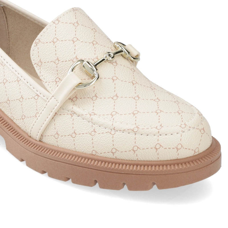 MOCASINES CREMA CON DISEÑOS BEIRA RIO - 5