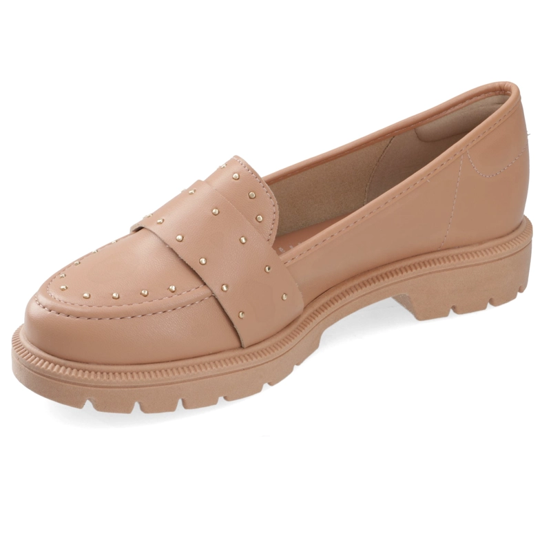 MOCASINES NUDE CON TACHAS BEIRA RIO - 4