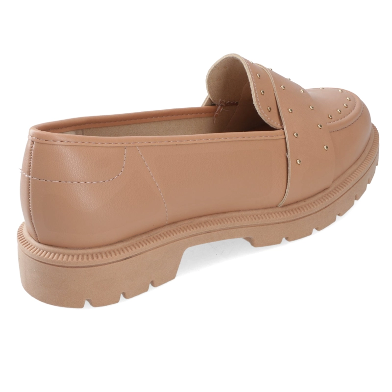 MOCASINES NUDE CON TACHAS BEIRA RIO - 5