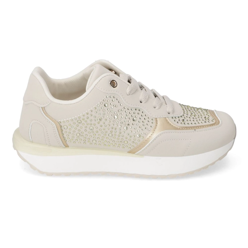 ZAPATILLA CASUAL NEW WALK BEIGE - 1