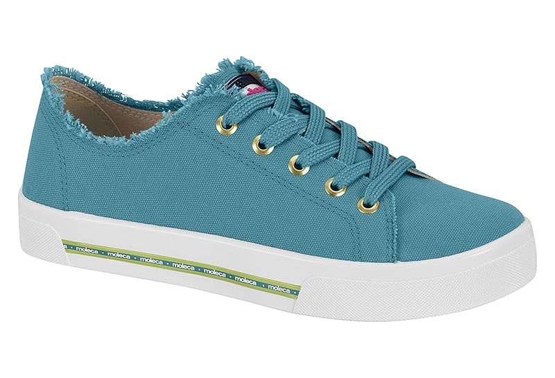 ZAPATILLA TURQUESA MOLECA - 1