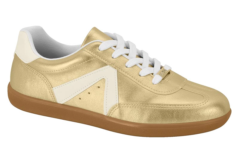 ZAPATILLA CASUAL METALIZADO DORADA - 3