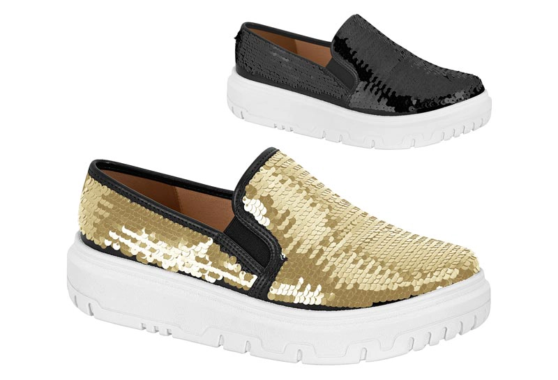ZAPATILLA VIZZANO DORADO LENTEJUELAS - 3