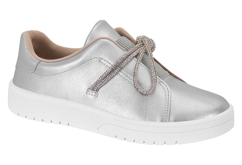 ZAPATILLA CASUAL PLATEADA - 1