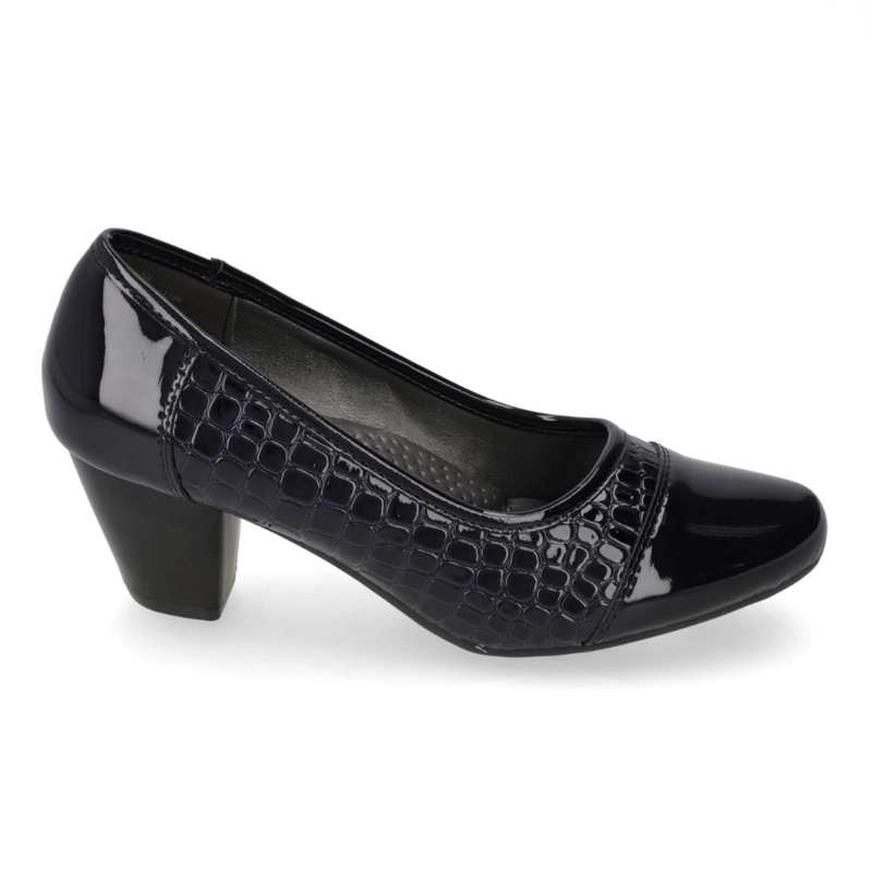 ZAPATO TACO NEW WALK AZUL - 1