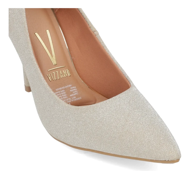 STILETTO TACO AGUJA PLATEADO GLITTER VIZZANO MUJER - 5
