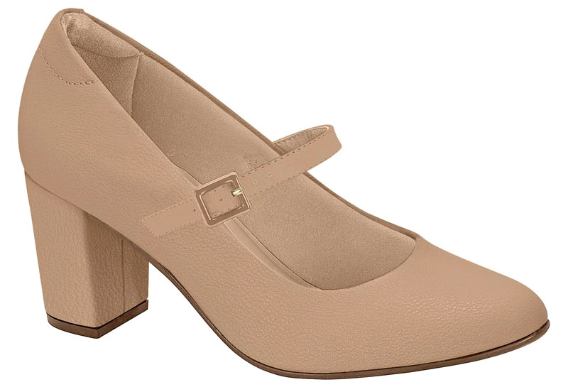 ZAPATO MUJER TACO CUADRADO NUDE MODARE - 3